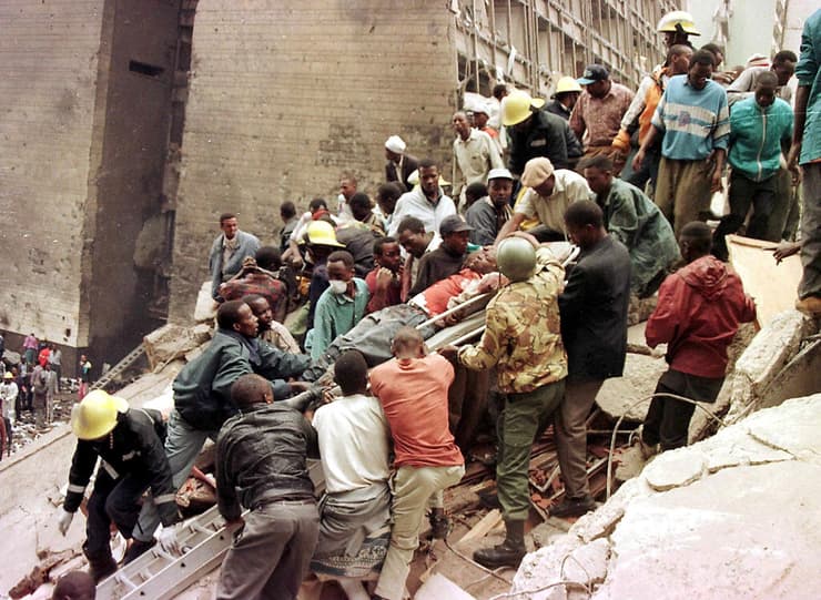 ארכיון 1998 פיגוע בניין שגרירות ארה"ב ב ניירובי קניה