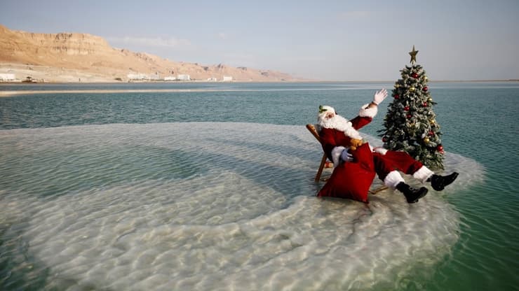 סנטה קלאוס בים המלח