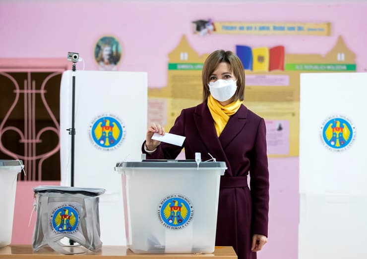 מולדובה בחירות מועמד ל נשיאות מאיה סנדו בדרך ל ניצחון