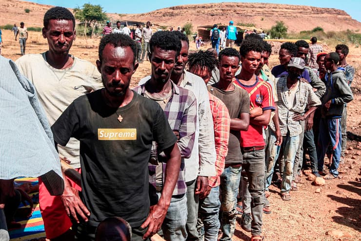 סודן מחנה פליטים אום ראקובה אתיופים ש ברחו מה מלחמה ב אתיופיה תיגראי