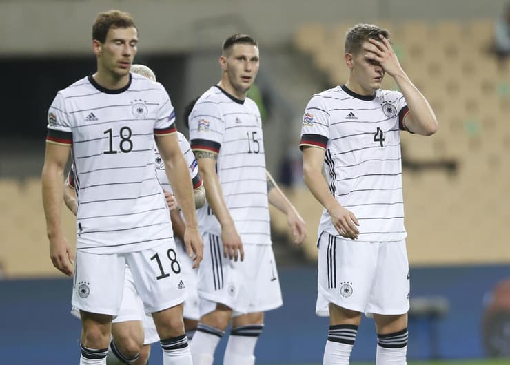 שחקני נבחרת גרמניה מאוכזבים