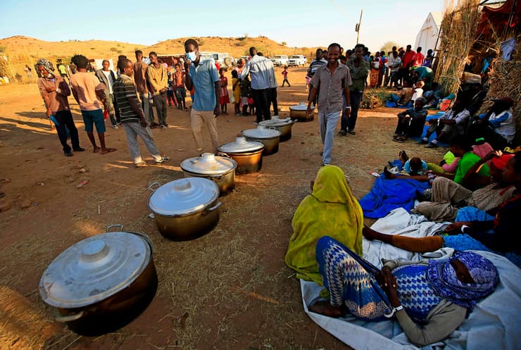 אתיופיה מלחמה ב תיגראי מחנה פליטים אתיופים ב סודן