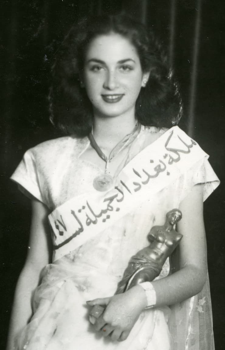 רנה דנגור, מלכת היופי הראשונה של עירק, שנת 1947.