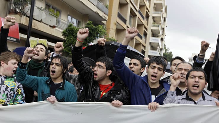 הפגנות בלבנון, האביב הערבי