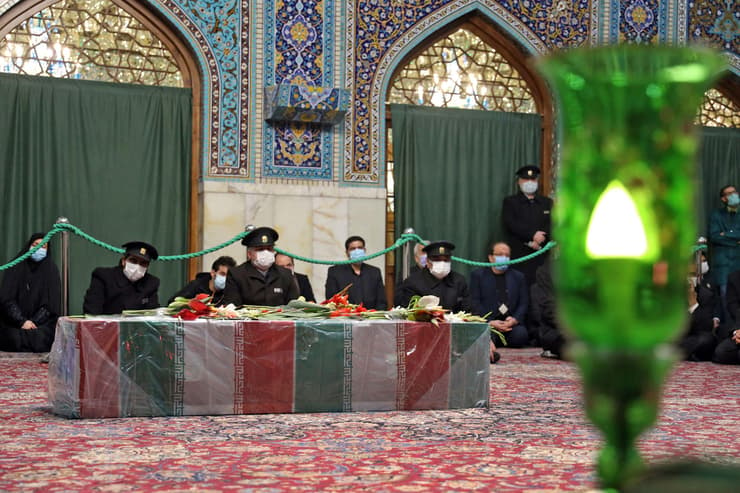 איראן מוחסן פחריזאדה מדען גרעין חוסל ארון הלוויה מקדש משהד
