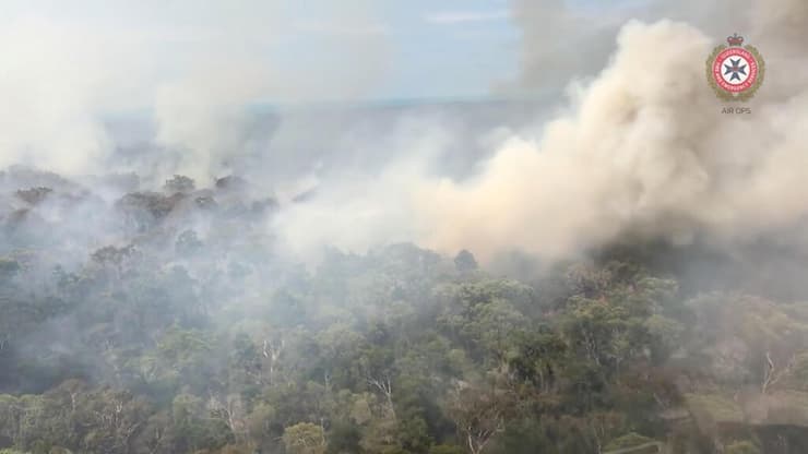 אוסטרליה שריפה שריפות אי פרייזר אי החול הגדול בעולם