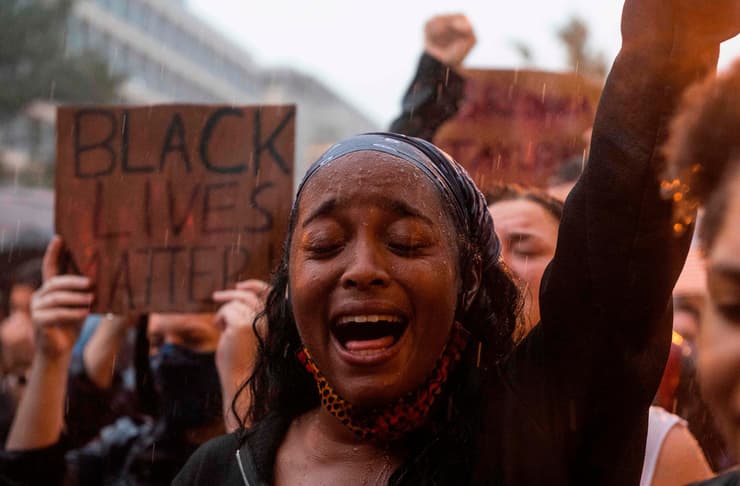 תמונות השנה בעולם של AFP הפגנת Black Lives Matter ליד הבית הלבן וושינגטון