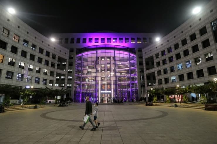 עיריית הרצליה נצבעה בסגול לציון היום הבינלאומי לזכויות אנשים עם מוגבלויות