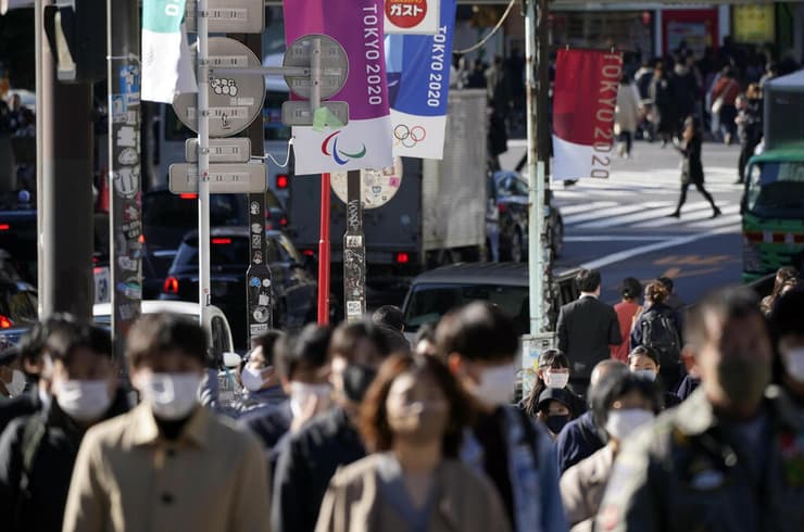 העיר טוקיו מקושטת לקראת האולימפיאדה