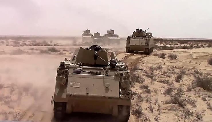 מצרים חצי האי סיני צבא מצרים מבצע נגד דאעש