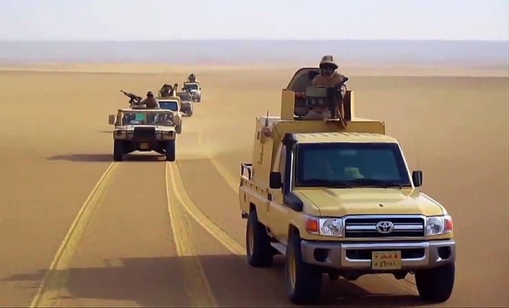 מצרים חצי האי סיני צבא מצרים מבצע נגד דאעש
