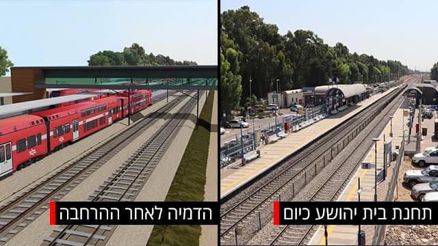 תחנת בית יהושע לפני ואחרי 