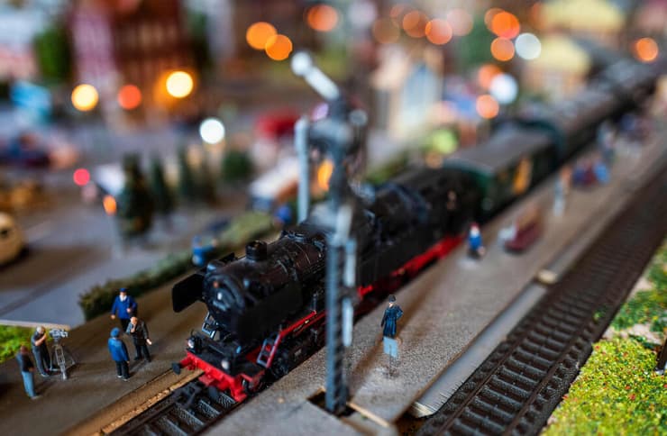 גרמניה צעצועים דגמי רכבות בזמן ה קורונה מגפה