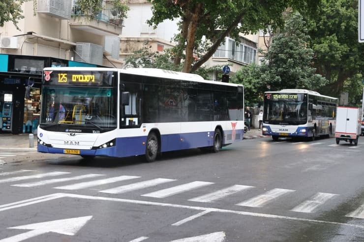 התחבורה הציבורית בתוך העיר תמשיך לפעול. קו בתל אביב