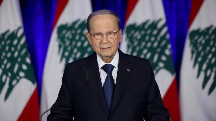 נשיא לבנון מישל עאון. ברית עם חיזבאללה, שמחזיק בווטו על הקמת הממשלה 