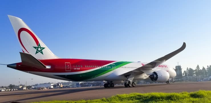 מטוס בואינג 787 דרינליינר רויאל אייר מרוק נמל התעופה הבינלאומי מוחמד החמישי קזבלנקה