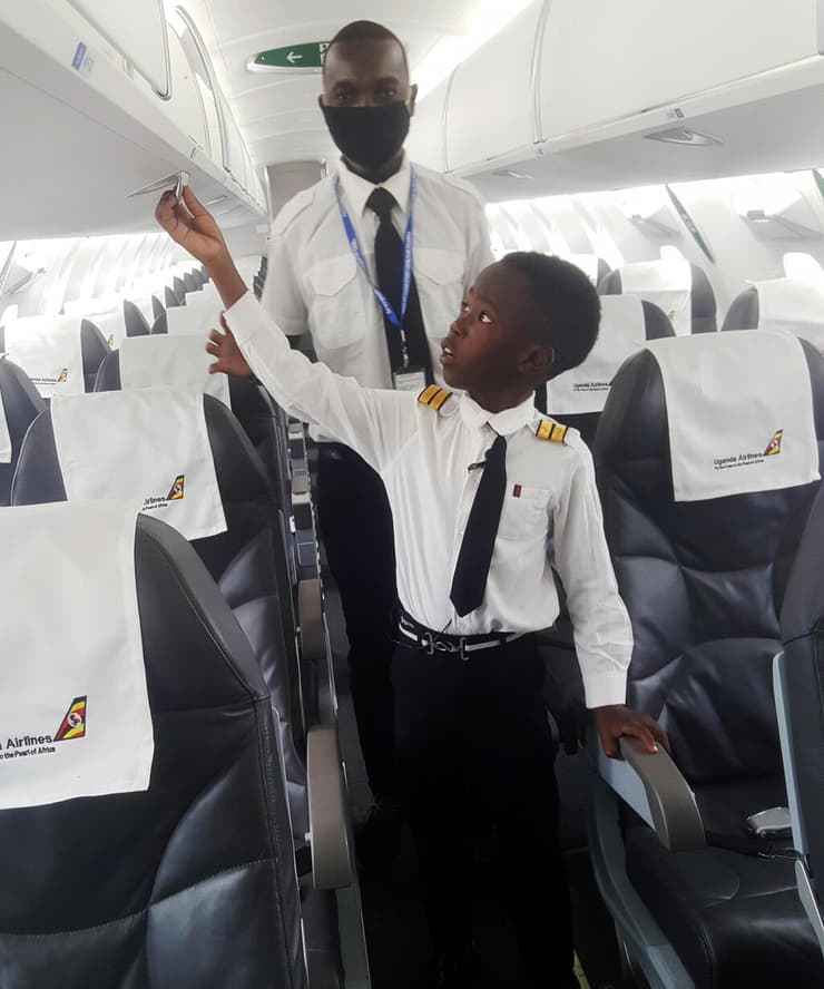 גרהאם שמה ילד חובב תעופה מאוגנדה