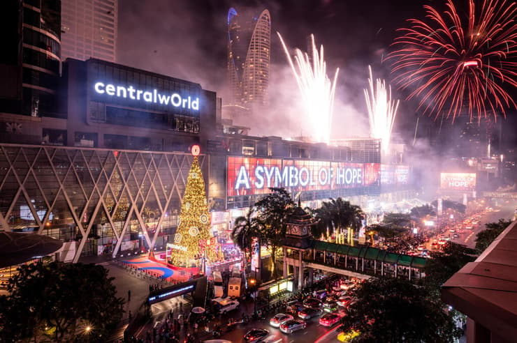 תאילנד בנגקוק חגיגות שנה חדשה 2021