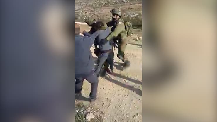 ירי לעבר פלסטיני במהלך עימותים עם צה"ל בדרום חברון