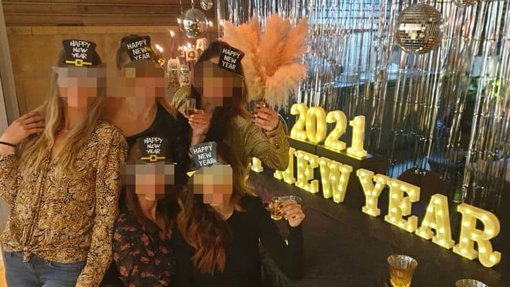 מסיבת סילבסטר לא חוקית בתל אביב