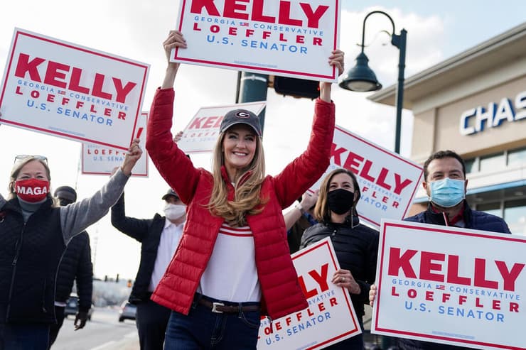 קלי לופלר מועמדת רפובליקנית ל סנאט בחירות ב ג'ורג'יה ארה"ב