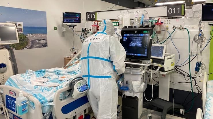 מחלקת הקורונה בבית חולים רמב"ם בחיפה
