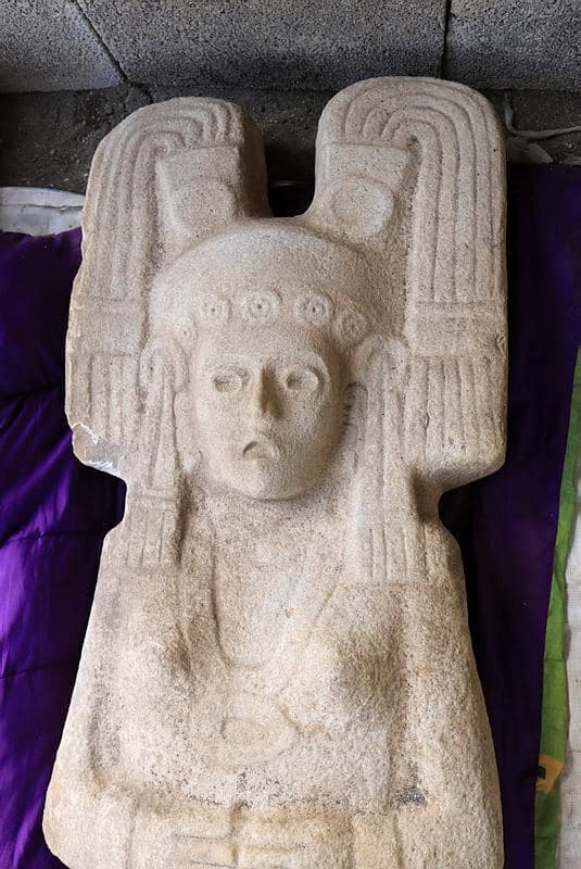 הפסל שהתגלה במקסיקו
