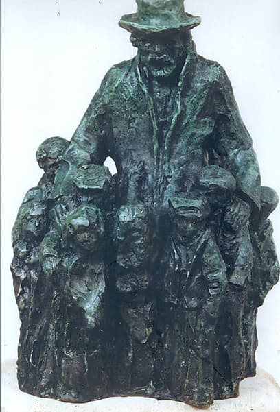  אנדרטה של יאנוש קורצ'אק ו"ילדיו" של יצחק בלפר