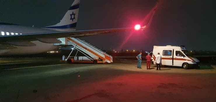 טיסת האמבולנס מניגריה לישראל