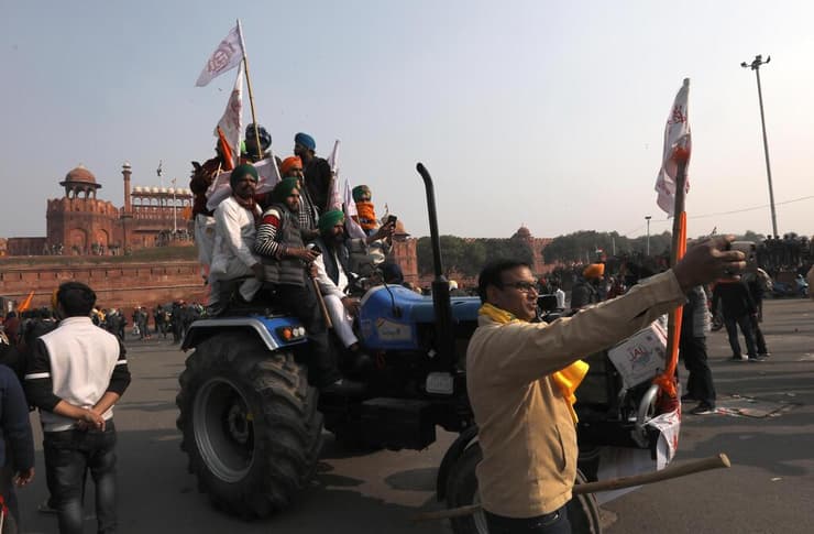 מחאת חקלאים בהודו
