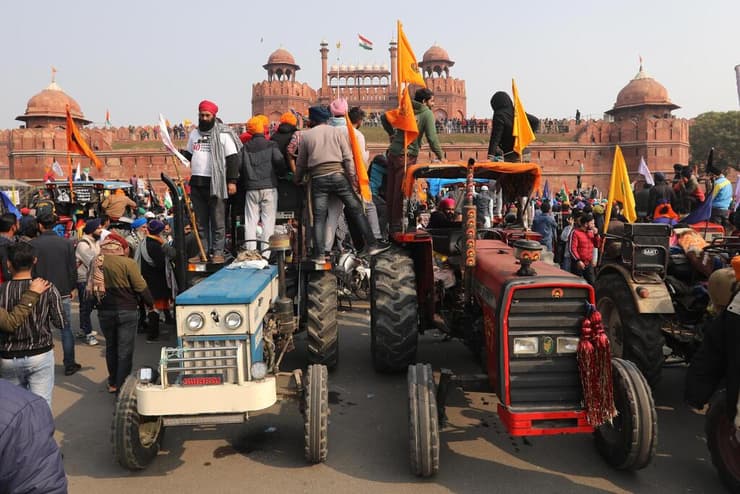 מחאת חקלאים בהודו