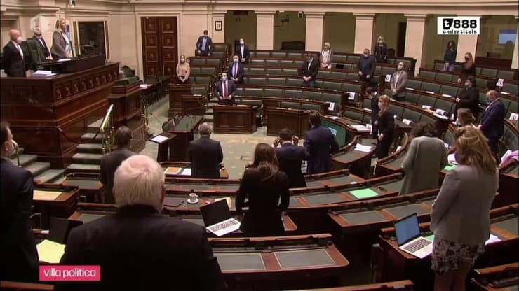 הפרלמנט הבלגי מכבד את זכרם של קורבנות השואה