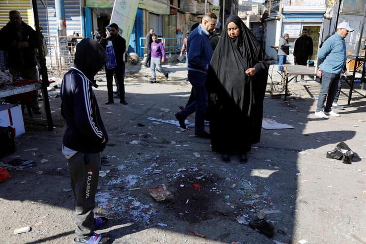 פיגוע התאבדות כפול ב שוק של בגדד עיראק דאעש