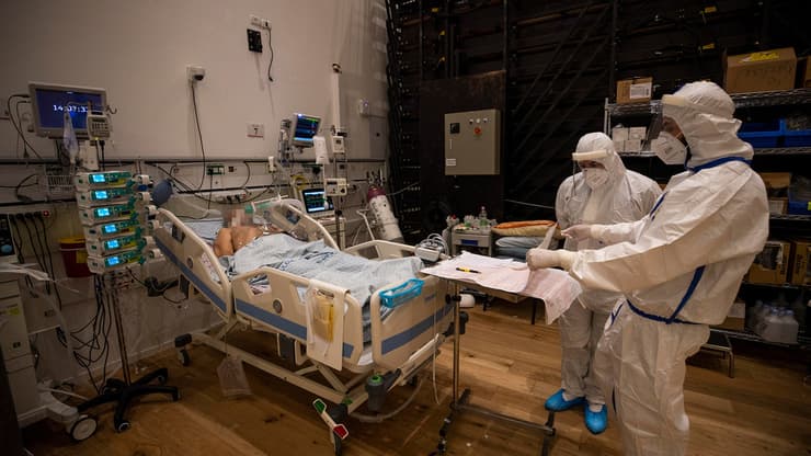 מחלקת קורונה בבית חולים בצפת