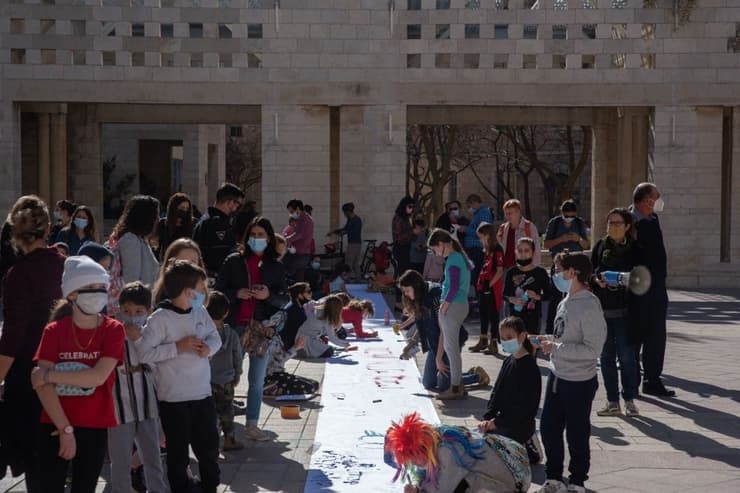 מחאה "לומדים בספרא" - דורשים העברת סמכויות לעיריית ירושלים לטובת חזרה מידיית ללימודים