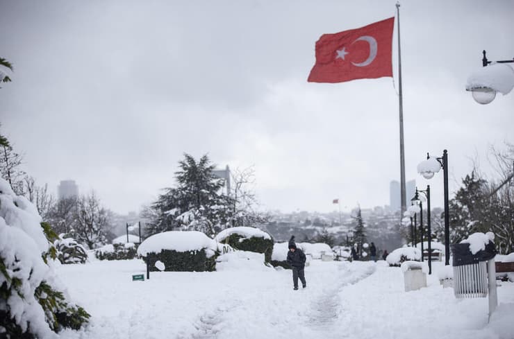 מזג אוויר טורקיה איסטנבול שלג