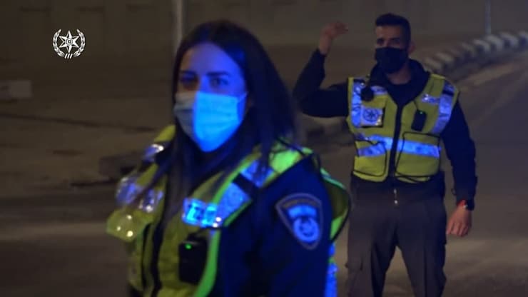 אכיפה משטרתית בירושלים בסגר הלילי בפורים