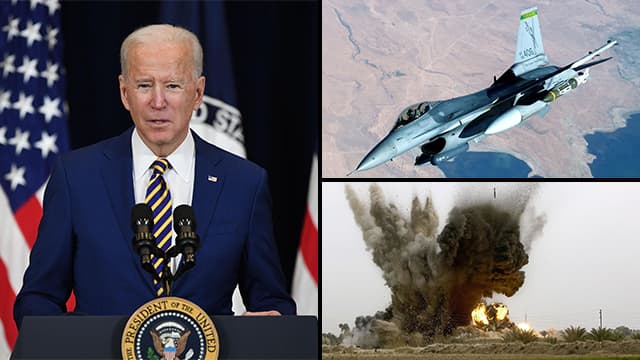 ג'ו ביידן נשיא ארה"ב מטוס JDAM F-16, פיצוצים של GBU-38 בעיראק 2008