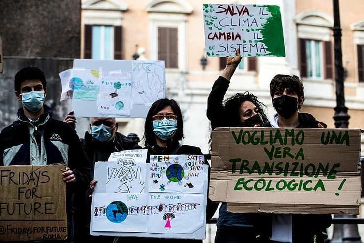 הפגנה למען האקלים, החודש ברומא