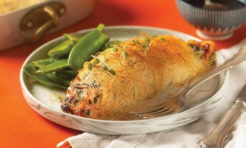 פילה סלמון עטוף בקדאיף