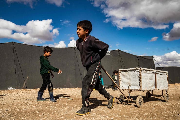 סוריה מחנה פליטים אל הול