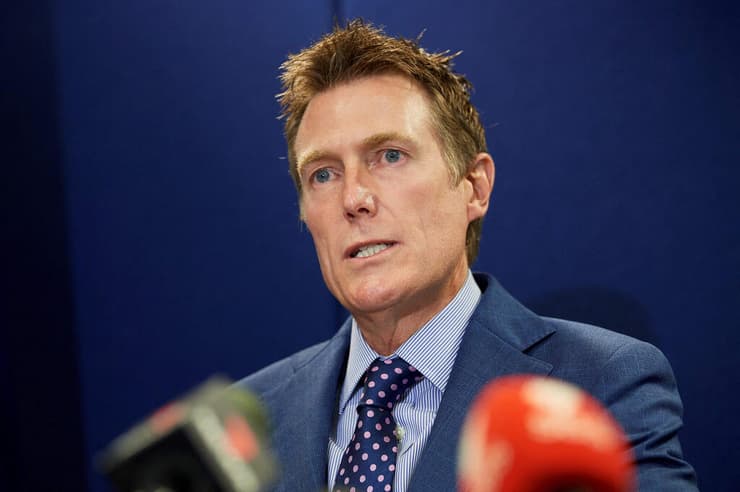 אוסטרליה תובע כללי כריסטיאן פורטר מסיבת עיתונאים נחשף תלונה על אונס