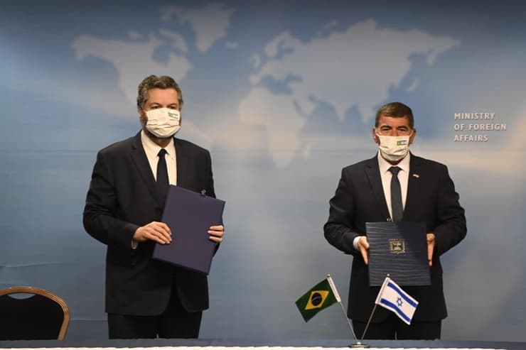 שר החוץ של ברזיל בביקור בישראל