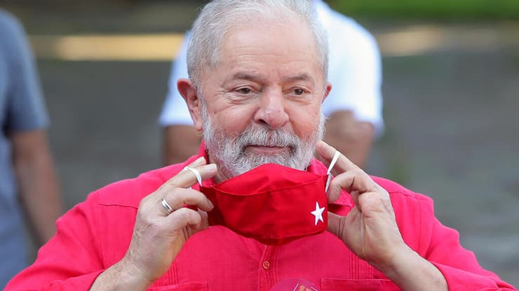 נשיא ברזיל לשעבר לואיס אינסיו לולה דה סילבה