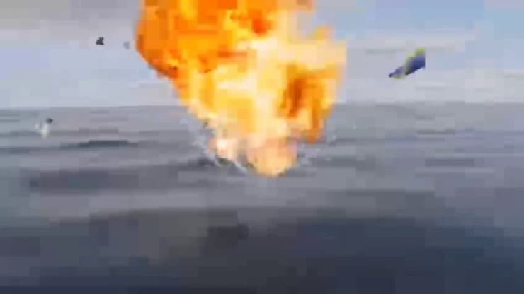 סרטון שמדגים את פרטי התקרית שפגעו בכלי הימי של חמאס ומציאת אחד מהם בים כמה ימים אחרי