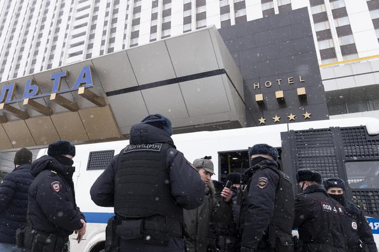 רוסיה משטרה עצרה 200 אנשי אופוזיציה כנס במוסקבה