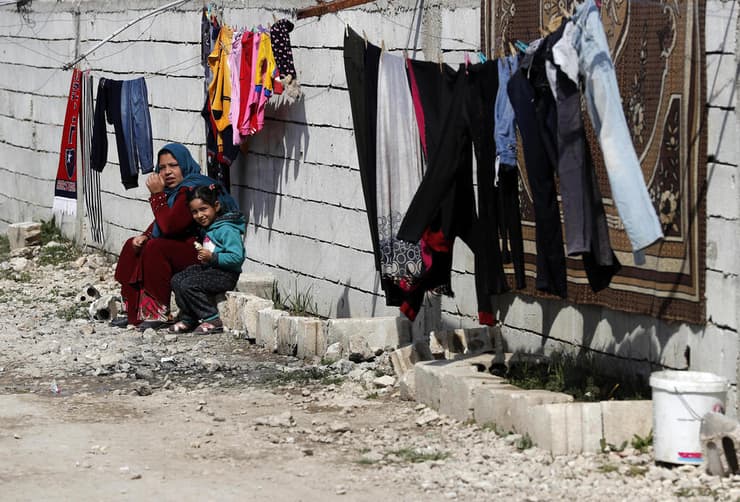מחנה ל פליטים פליט סורים מ סוריה במזרח לבנון