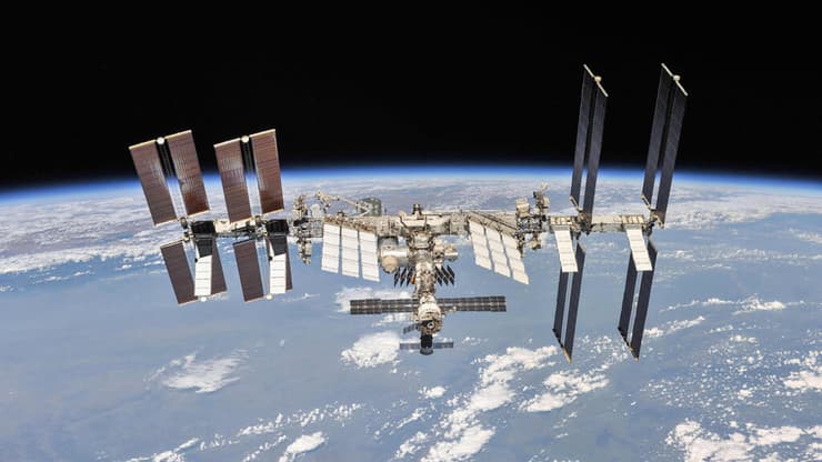 תחנת החלל הבינלאומית ( צילום: נאס"א) תחנת החלל הבינלאומית