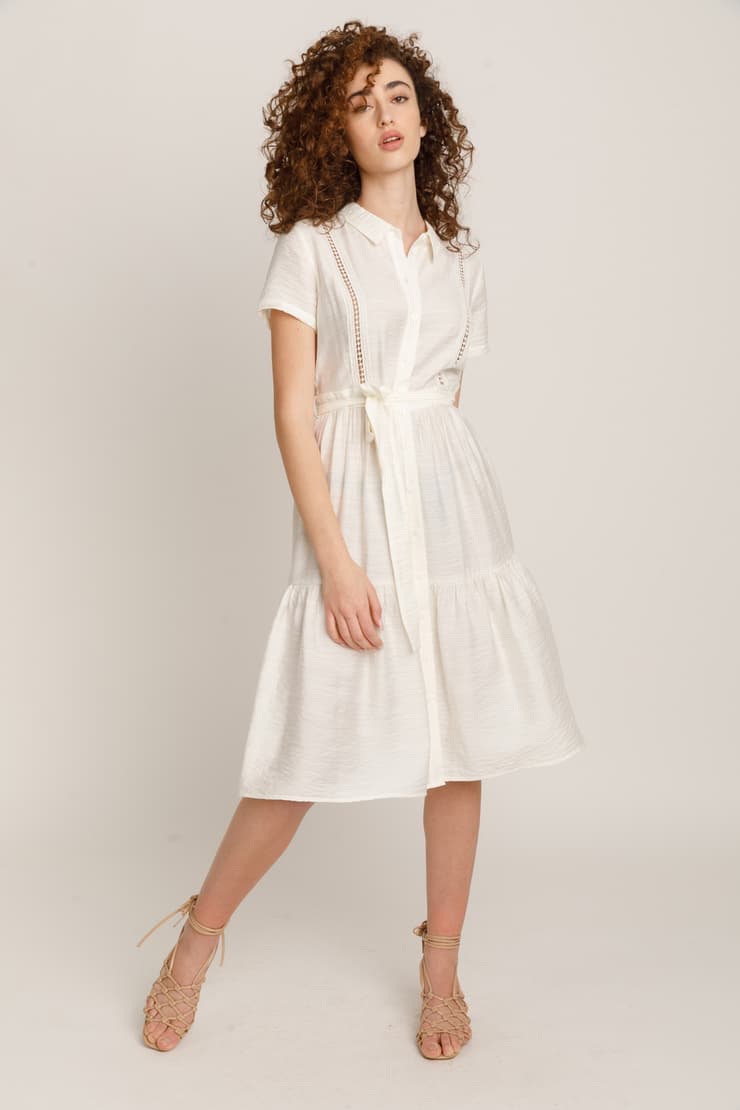 שמלה לבנה של H&O
