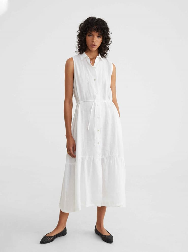 שמלה לבנה של PARFOIS
